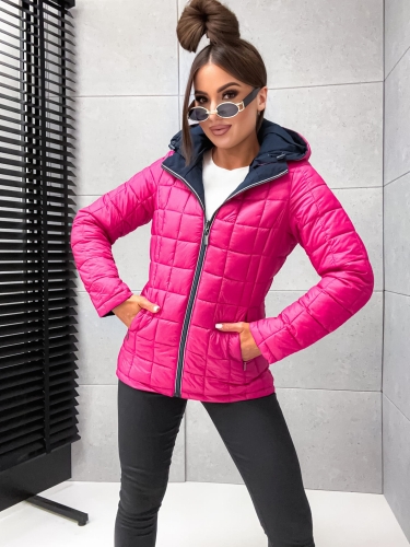 Wiosenna przejsciowa kurtka damska dwustronna