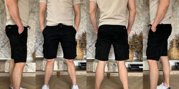 Krótkie męskie spodenki bojówki.jpg