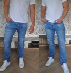 Długie męskie spodnie jeansowe JEANS 3162-4P