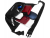 S3 damska saszetka nerka crossbody sportowa, czarna