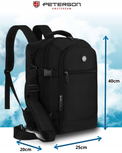 P14 Kabinowy plecak podróżny RYANAIR/WIZZAIR 40x20x25