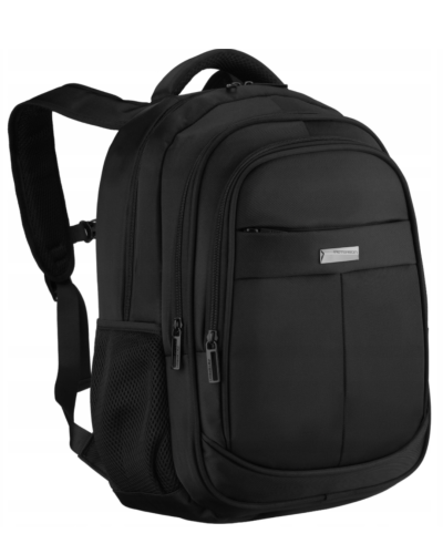 P17 miejski plecak podróżny na laptopa (40x30x15) czarny