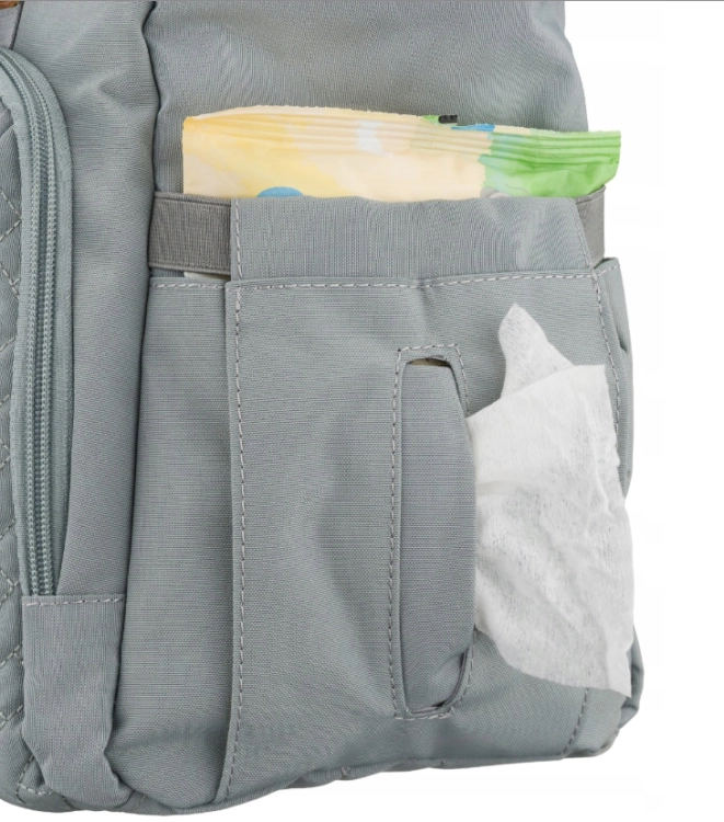 T2 damska torba do wózka mommy bag spacerowa szara