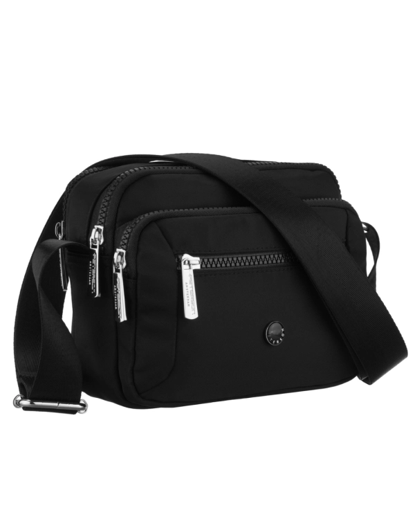 T7 damska torebka sportowa pojemna crossbody czarna